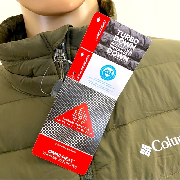 Columbia Men’s Mist Falls 590 Turbodown Jacket L - Picture 3 of 10